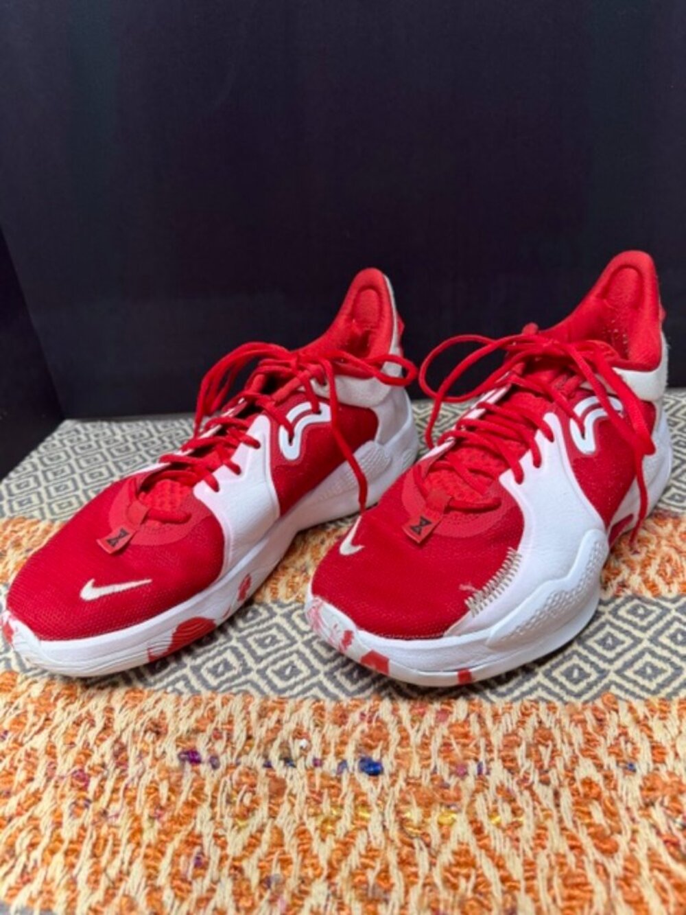 Nike PG5 TB "University Red" Mens Size 13